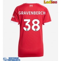 Liverpool Ryan Gravenberch #38 Replica Home Shirt Ladies 2025-26 Short Sleeve